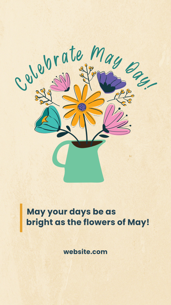 May Day in a Pot Instagram Story Design Image Preview