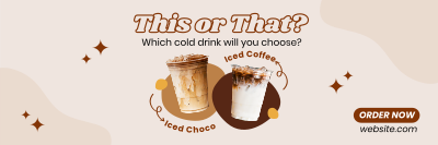 Choose Your Drink Twitter header (cover) Image Preview