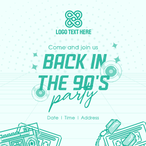 Retro Music Playlist Instagram post Image Preview