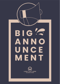 Big Announcement Flyer Image Preview