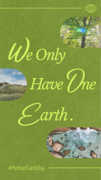 Celebrating Earth Day Facebook Story Design