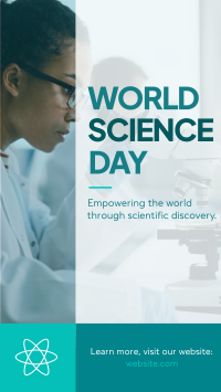 World Science Day YouTube Short Design