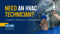 HVAC Technician Facebook event cover Image Preview