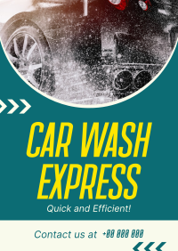 Car Wash Express Poster Image Preview