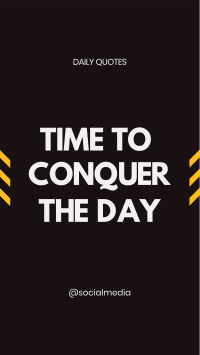 Conquer the Day Instagram story Image Preview