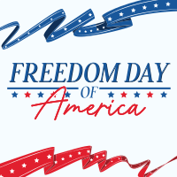 Freedom Day of America Linkedin Post Image Preview