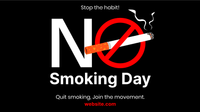 Stop Smoking Today Facebook event cover Image Preview