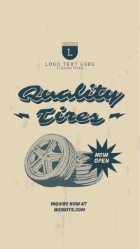 Best Tires Shop TikTok Video Design