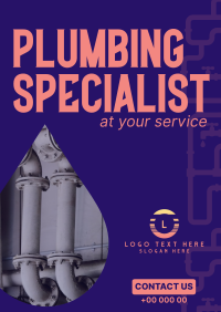 Plumbing Specialist Poster Image Preview