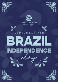 Brazil Independence Patterns Poster Preview