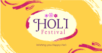 Brush Holi Festival Facebook ad Image Preview