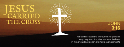 Jesus Cross Facebook cover Image Preview