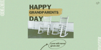 Grandparent's Rocking Chair Twitter Post Design