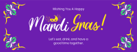 Mardi Gras Flo Corners Facebook cover Image Preview