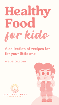 Healthy Recipes for Kids Instagram Story Design