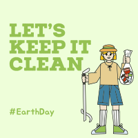 Clean the Planet Instagram Post Design