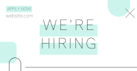 Modern Minimalist Hiring Facebook ad Image Preview
