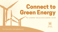 Green Energy Silhouette Video Image Preview
