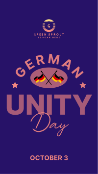 It's German Unity Day TikTok Video Image Preview