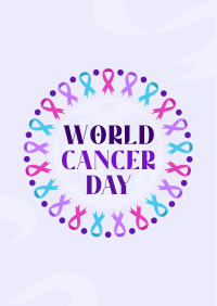 Cancer Day Ribbon Flyer Image Preview