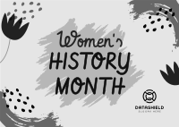 Women History Month Postcard Image Preview