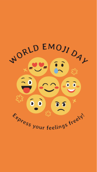 Fun Emoji Day Instagram story Image Preview