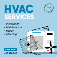 HVAC Services Instagram post Image Preview