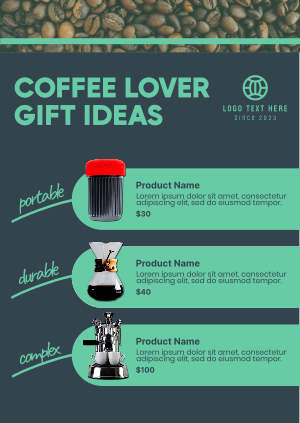 Coffee Gift Guide Poster Image Preview