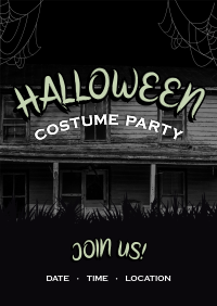 Haunted Halloween Party Poster Image Preview