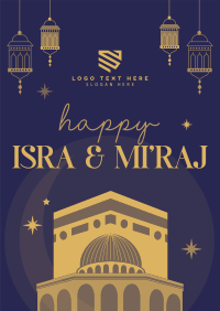 Happy Isra and Mi'raj Poster Image Preview