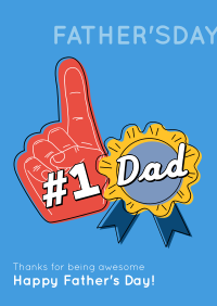 Number 1 Dad Poster Image Preview