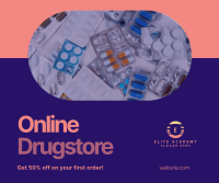 Online Drugstore Promo Facebook post Image Preview