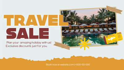 Exclusive Travel Discount Facebook event cover Image Preview