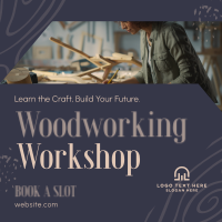 Woodworking Workshop Instagram Post Preview