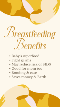 Breastfeeding Benefits Instagram reel Image Preview