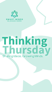 Minimalist Thinking Thursday YouTube Short Image Preview