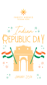 Festive Quirky Republic Day TikTok Video Image Preview