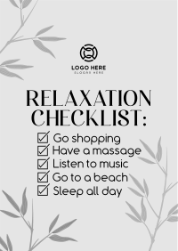 Nature Relaxation List Flyer Image Preview