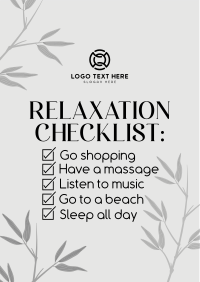 Nature Relaxation List Flyer Preview