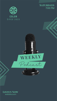 Weekly Podcast Facebook Story Design