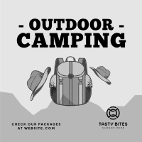 Outdoor Campsite Linkedin Post Design
