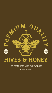 High Quality Honey Instagram Reel Design