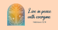 Peace Bible Verse Facebook ad Image Preview