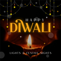 Diwali Festival Celebration Instagram post | BrandCrowd Instagram post ...