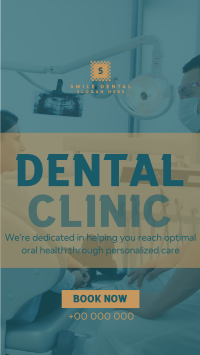 Dental Care Clinic Service TikTok Video Image Preview