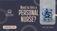 Nurse For Hire Facebook Event Cover Design