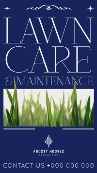 Elegant Lawn Care TikTok Video Image Preview