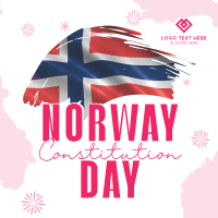 Norway Constitution Day Instagram Post Design