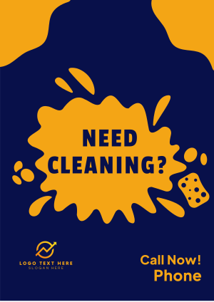 Contact Cleaning Services  Flyer Image Preview