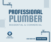 Professional Plumber Facebook post Image Preview